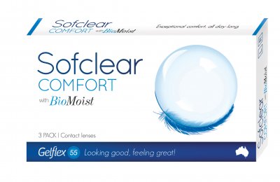 Gelflex - SofClear Comfort with Biomoist 3pk