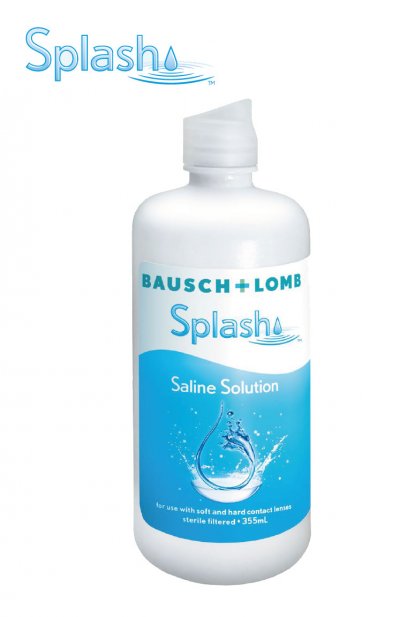 Bausch & Lomb - Splash Saline Solution 355ML